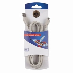 Кабель USB-micro USB/PVC/white/1,8m/REXANT