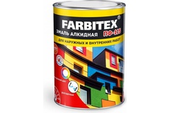 Эмаль алкидная FARBITEX ПФ-115 черный 400г 