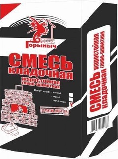 Смесь жарост.клад.глино-шамот. Горыныч серый кварц 5кг