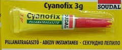 Клей монтажный цианоакрилатный "Soudal" 84А Cyanofix секундный бесцветный 3 г