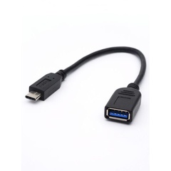 Переходник TYPE-C(m)-USB 3.0 AF OTG ATCOM черный арт.AT1310 